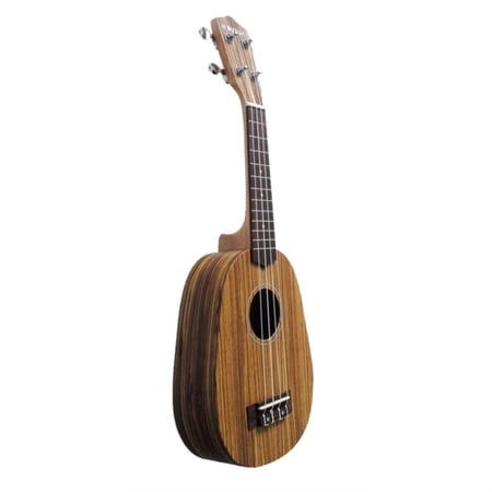 21" Soprano Ukulele w/Bag w/PADDED BAG-ZEBRAWOOD