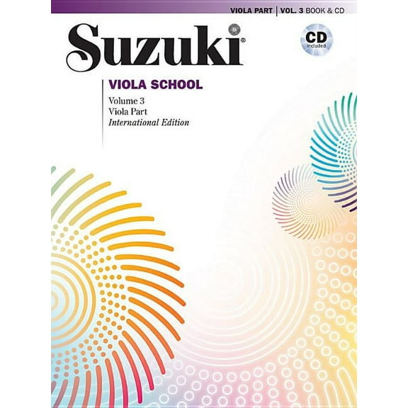 Suzuki Viola School Suzuki Viola School, Vol 3: Viola Part, Book &amp; CD, Book 3, (Paperback)