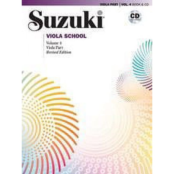 Suzuki Viola School Viola Part & CD, Volume 4 (Revised)-Viola