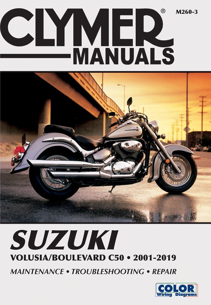Suzuki Volusia (01-04) & Boulevard C50 (05-19) Clymer Repair Manual ^