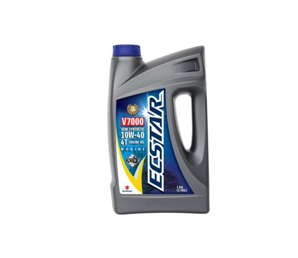 Suzuki - marine Marine 990C0-01E30-GLN ECSTAR V7000 Semi Synthetic Engine Oil 10W-40