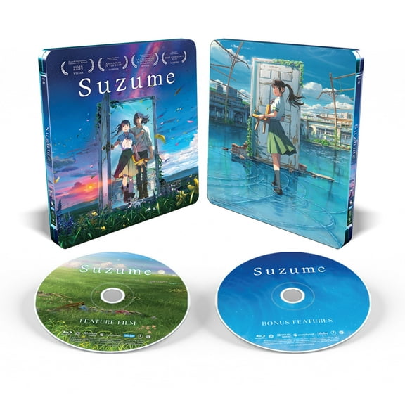 Suzume (Walmart Exclusive) (Steelbook Blu-ray + DVD CrunchyRoll)