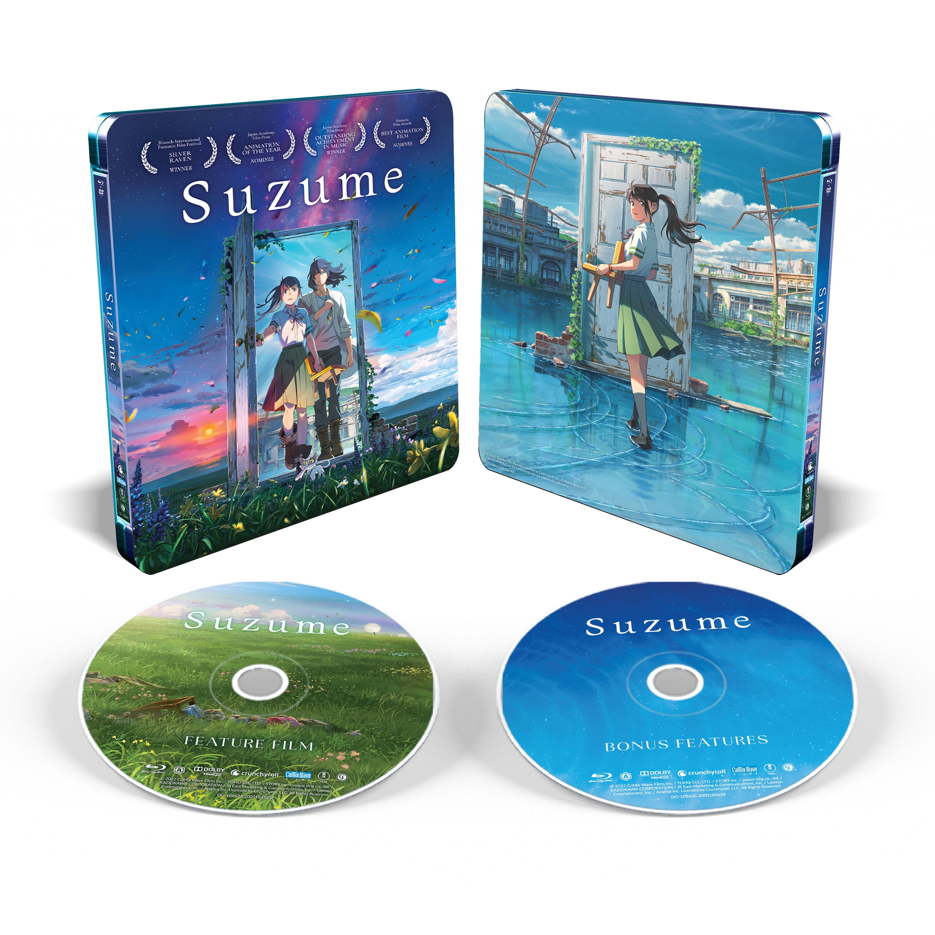 Suzume (Walmart Exclusive) (Steelbook Bluray + DVD)