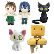 Suzume no Tojimari Plush Toy 5PCS Cute Stuffed Doll Makoto Shinkai Anime Movie for Kids Birthday Gift Home Decor