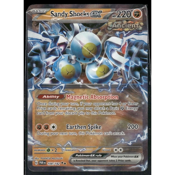Pokmon SV04 Paradox Rift Sandy Shocks Holofoil #108/182 Trading Card