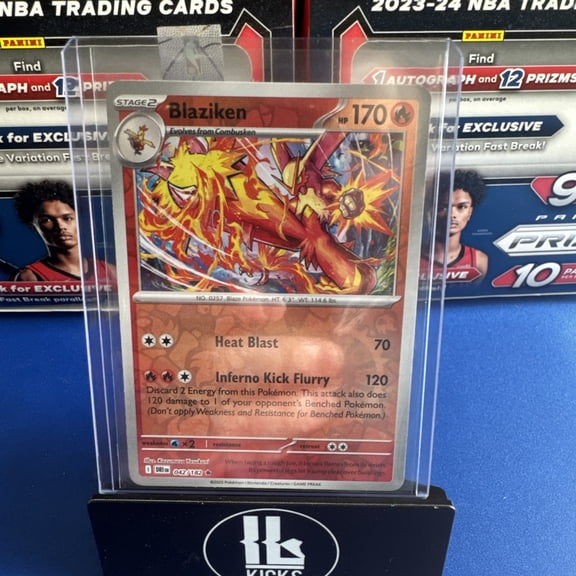 Sv10: Destined Rivals Blaziken Reverse Holo Rare #042/182