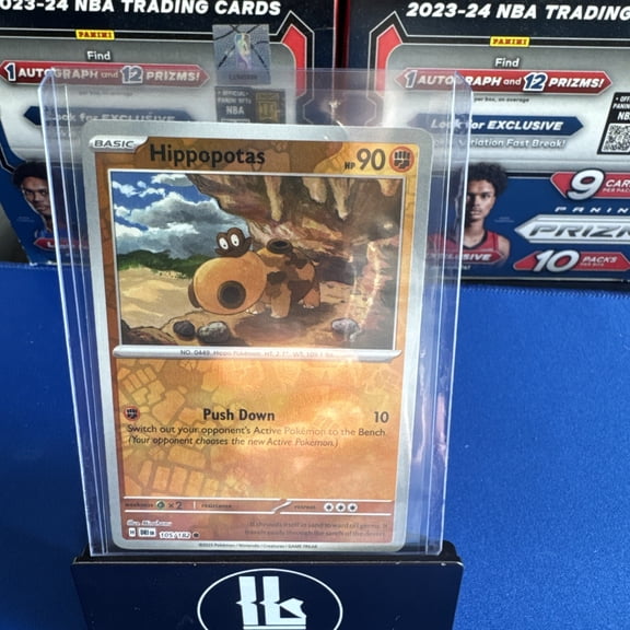 Sv10: Destined Rivals Hippopotas Reverse Holo Common #105/182