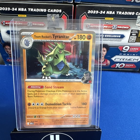 Sv10: Destined Rivals Tyranitar Holo Rare #096/182