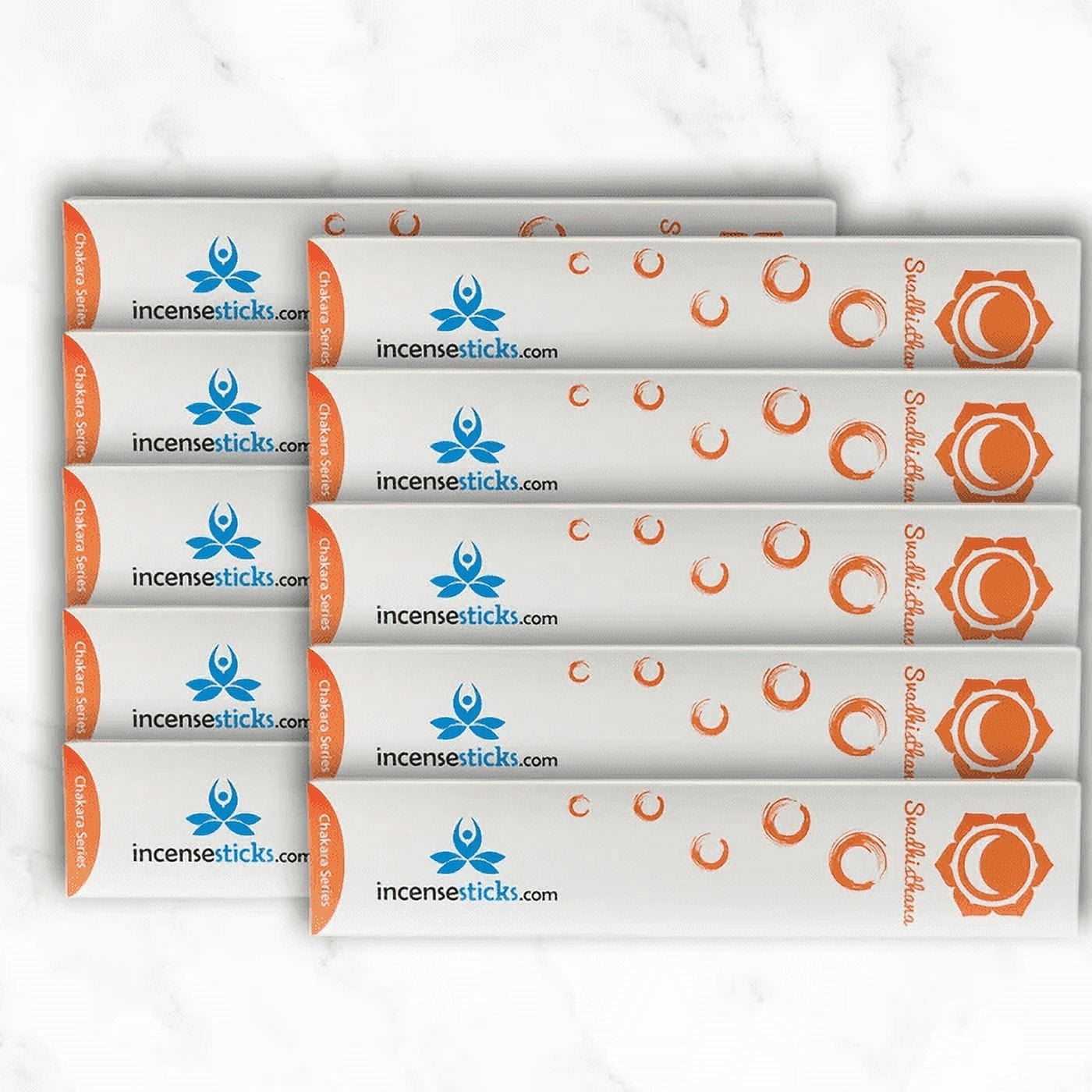 Svadhishthana Incense 8"12 Sticks-10 Packs-12 Incense Sticks per Pack | Ylang-Ylang based Concoction