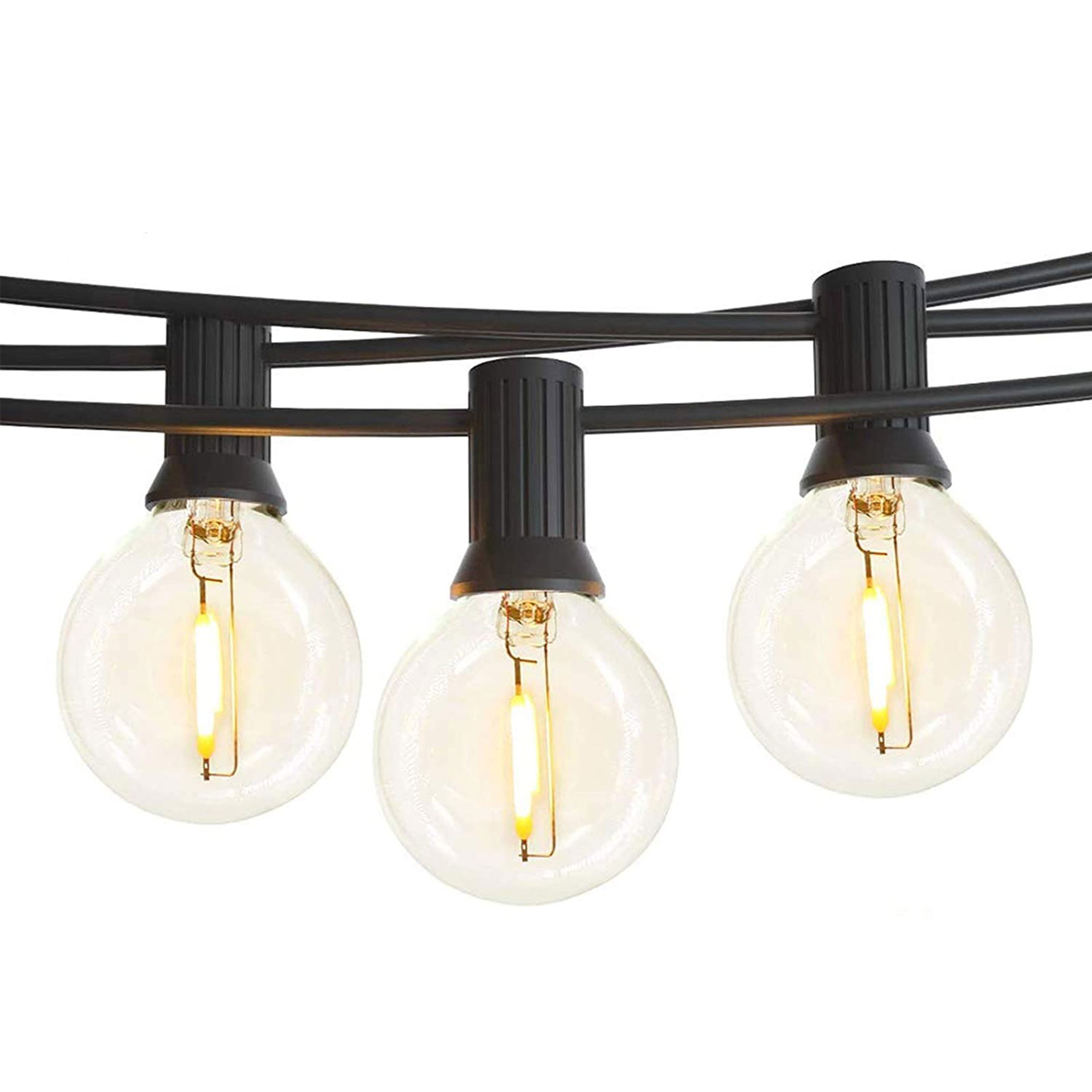 Open Box Svater 100Foot Water Proof Glass Patio Outdoor LED String