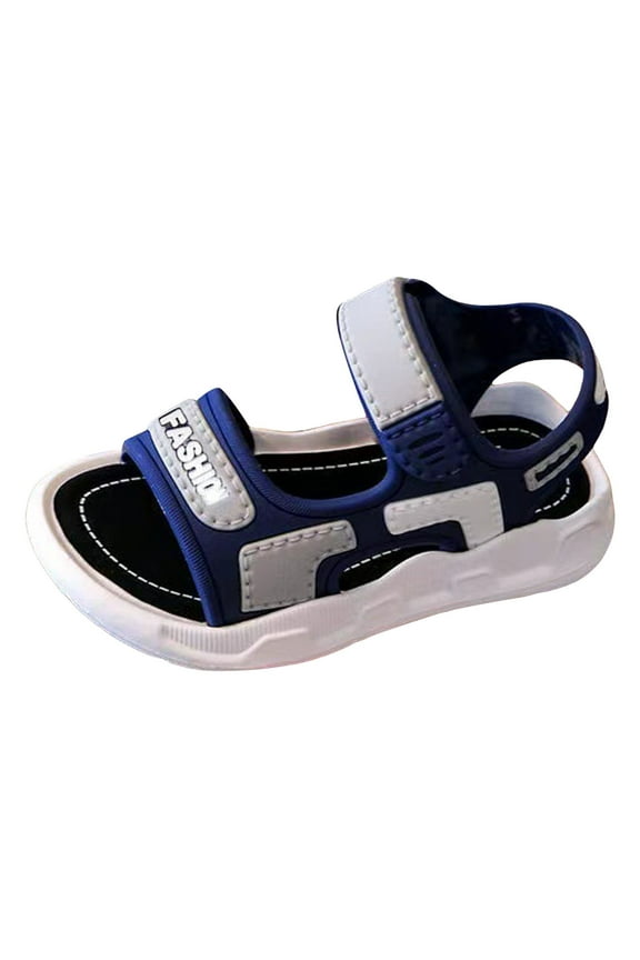 Boys Sandals Boy Fashion Comfortable Beach Design, Soft Soles Construction for Summer Adventure, Lightweight Footwear for Water Sports Playground Activities Outdoor Fun