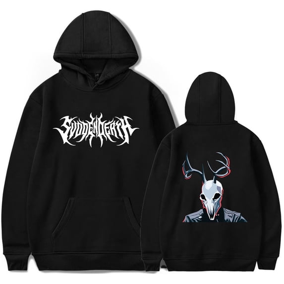 Svdden Death Hoodie EDM Festivals 2024 Sweatshirt Unisex Longsleeve Hip Hop Pullover
