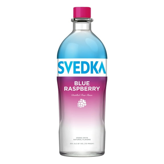 Svedka Blue Raspberry Vodka, 1.75l 70 Proof