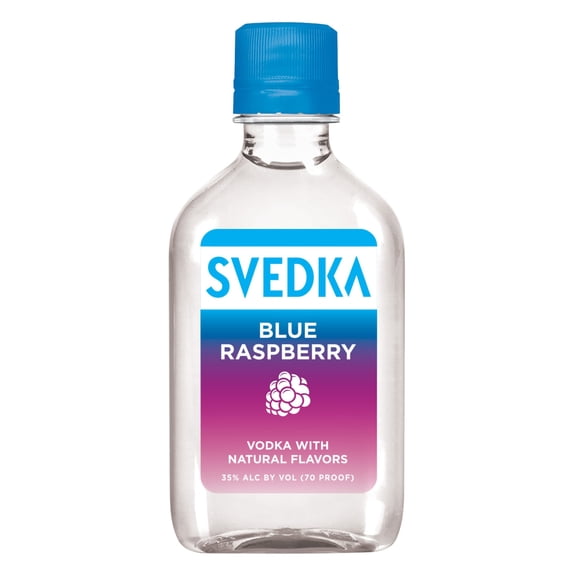 Svedka Blue Raspberry Vodka, 375ml 70 Proof