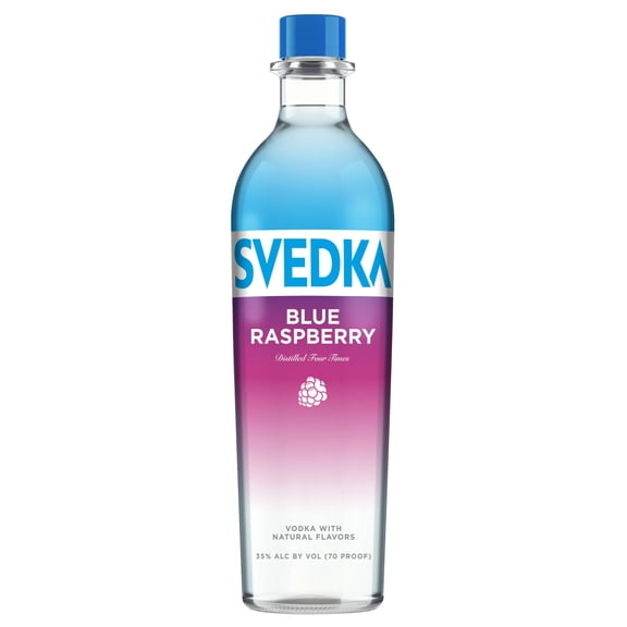 Svedka Blue Raspberry Vodka, 750ml 70 Proof