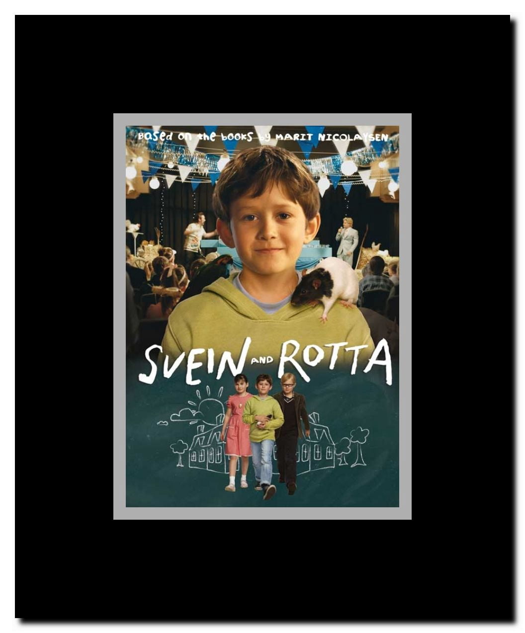 Svein og Rotta og UFO mysteriet Framed Movie Poster