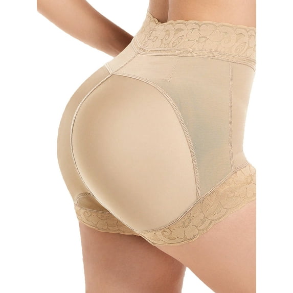 Sveltors Women Tummy Control Butt Lifter Panties Shorts Lace Casual Mid Rise Body Shaper Seamless Shapewear