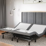 Sven & Son Classic Adjustable Bed Base Frame Only, Head and Foot Lift, Massage, USB, Memory Positions, Zero Gravity, Wireless Remote - King