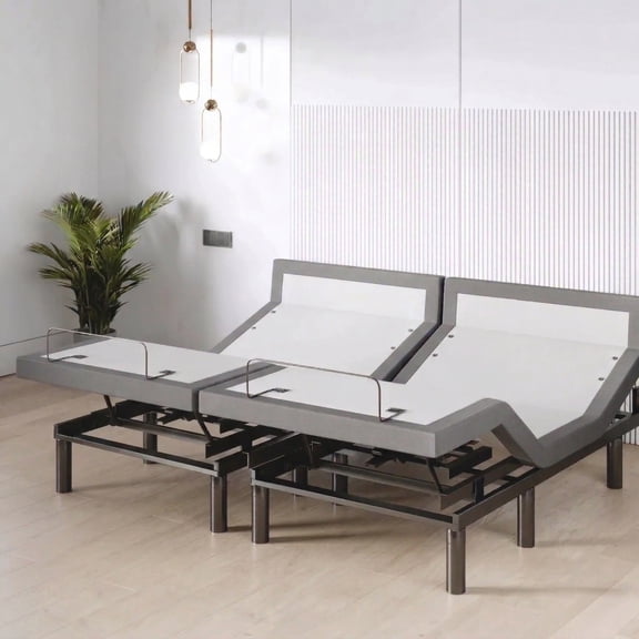 Sven & Son Harmony Adjustable Bed Base-Frame Only - Head and Foot Lift, Pillow-Tilt, Massage, USB, Memory Positions, Zero Gravity - King