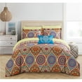 thumbnail image 1 of Svend 6 Piece Reversible Comforter Bed, Red - Twin, 1 of 1