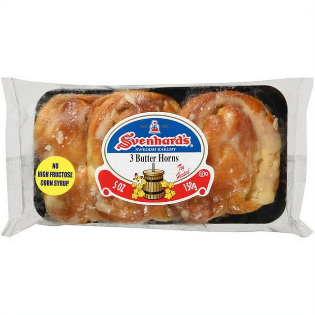 Svenhard's 3 Butter Horns, 3 ct