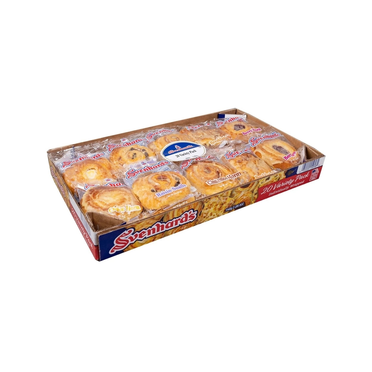 Svenhards Artisan Scandinavian Pastries Variety Pack (20 Count)