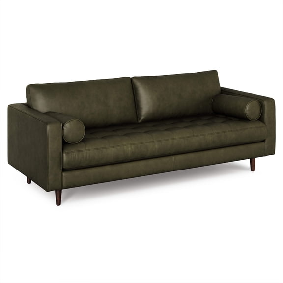 Svening Tufted Leather Sofa