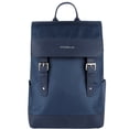 thumbnail image 1 of Svenklas Amber Navy Backpack | 22 L Premium Designer Everyday Travel 16” Inch Laptop Leather Bag For Men and Women, 1 of 8