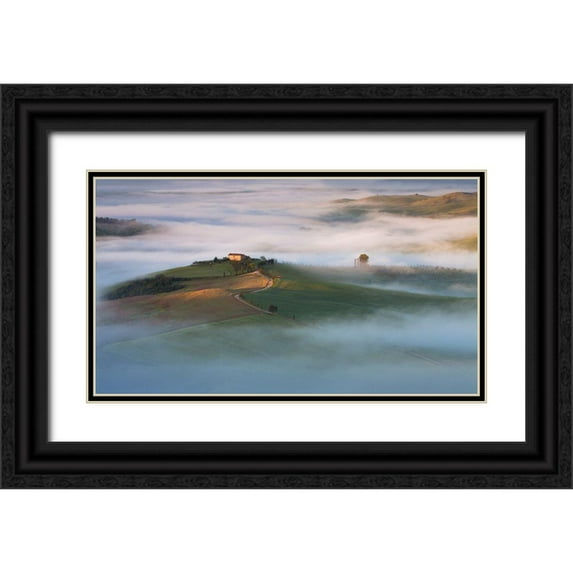 Svoboda Mqep, Peter 32x20 Black Ornate Wood Framed with Double Matting Museum Art Print Titled - First Touch