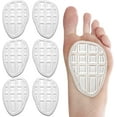 thumbnail image 1 of Svowin Ball of Foot Cushions, Metatarsal Pads, Forefoot Pads, Anti Slip Shoe Inserts for Open Toe Shoe, Shoe Pads Heel Pads for Stop Feet from Sliding Forward- 3 Pairs (Clear), 1 of 5