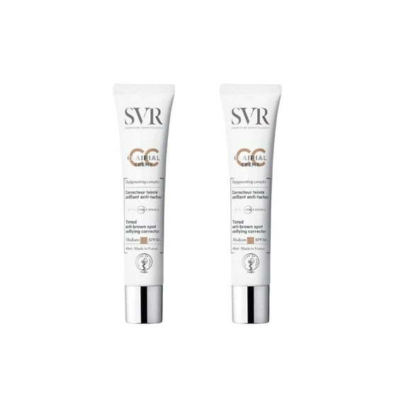 Svr Clairial CC Creme Spf50 Medium 40ml 2 Pack