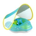 thumbnail image 1 of SwFoer Baby Pool Float with Canopy Baby Float Infant Swimming Pool Float Sun Protection Skin-Friendly, Blue, 1 of 6