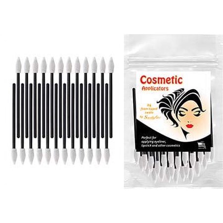 Swab-its 24-piece Package of Cosmetic Applicators' & Foam Swabs: 87-7901