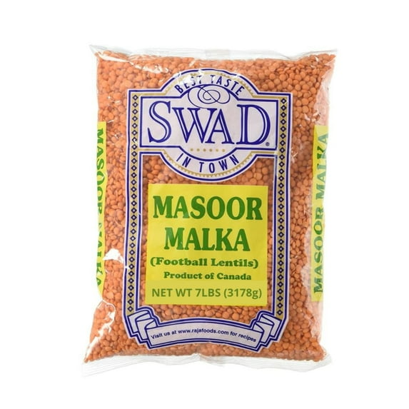 Swad Masoor Malka Whole Masoor Dal 7lbs (3178g)