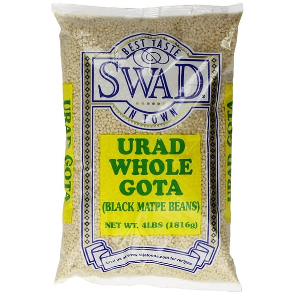 Swad Urad Whole Gota Black Matpe Beans 4 lb
