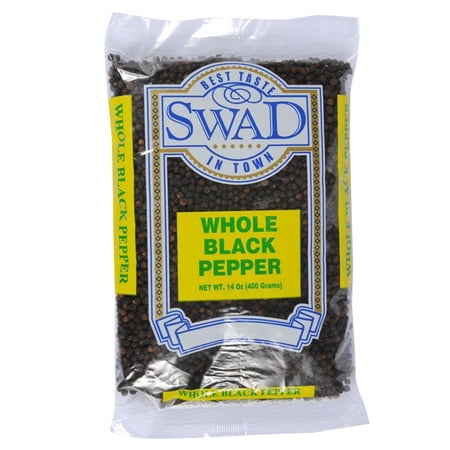 Swad Whole Black Pepper Sabut Kali Mirach 400g (14oz)