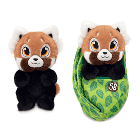 Swaddle Babies 9.5 Inch Cuddle Red Panda Plush Soft Stuffed Animal Toy