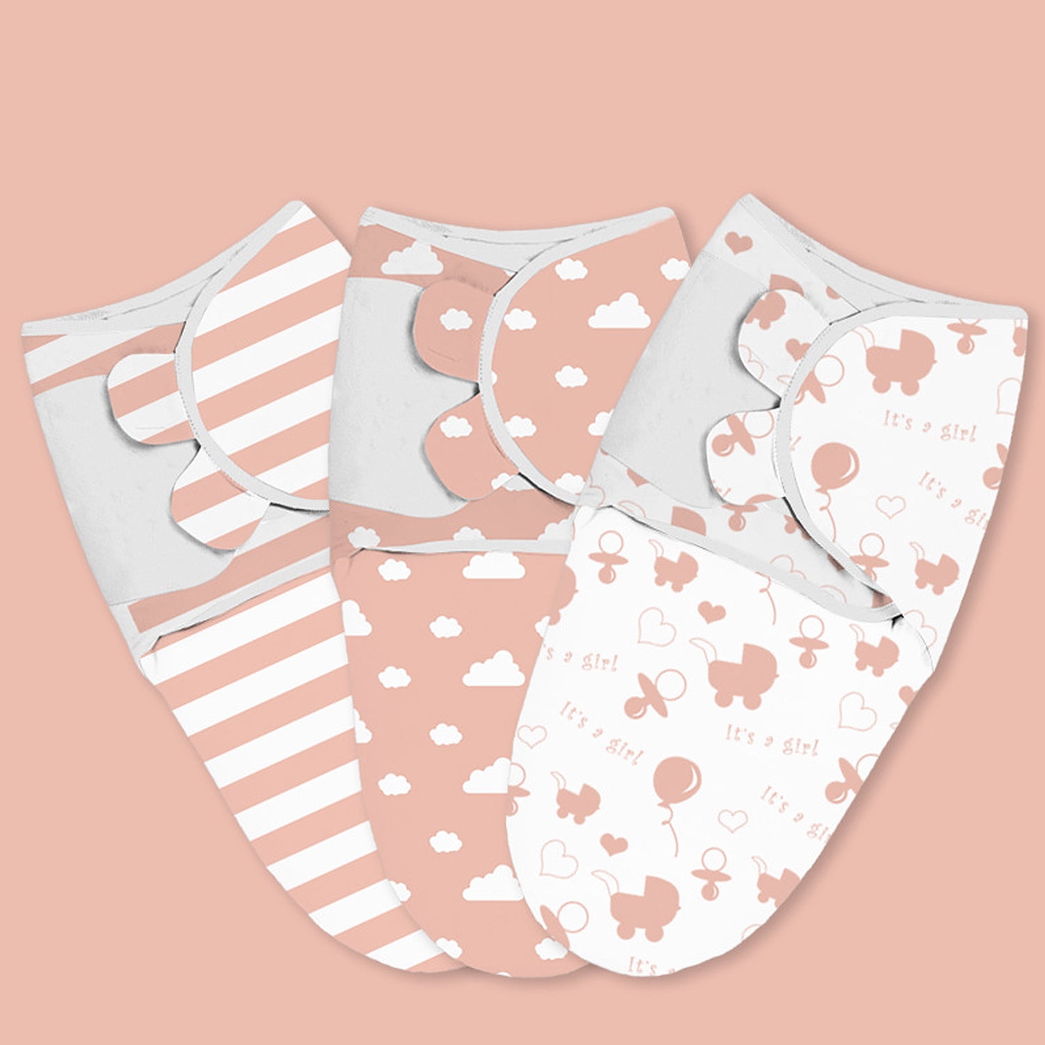 Swaddle Blankets for Baby Boy Girl, 03 Months Infant Swaddling Sleep
