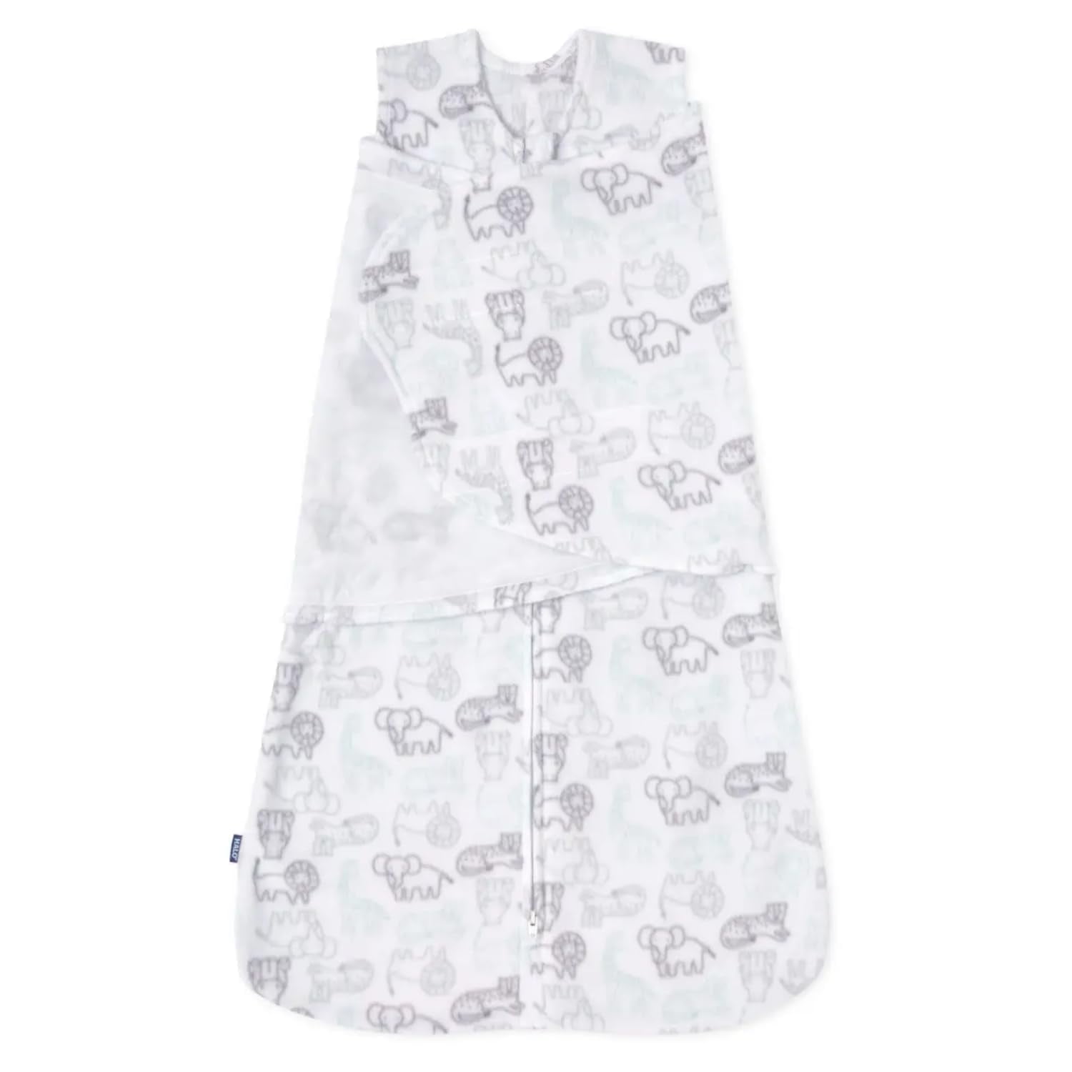 HALO Swaddle Micro-Fleece TOG 3.0, Animal Action, Small