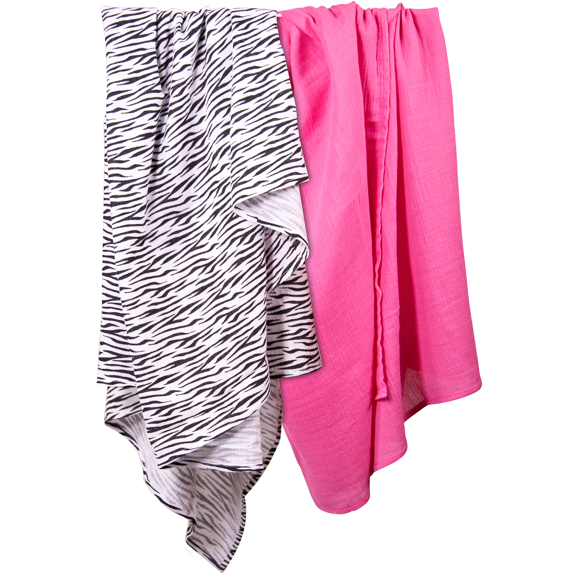 SwaddleMe Muslin Blanket, Zebra Diva, 2 Pack - image 1 of 3
