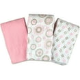 SwaddleMe Muslin Swaddle Blankets, 3Pack, Floral Medallion