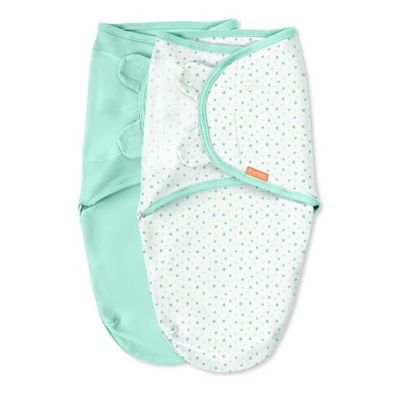 SwaddleMe Original Swaddle – Size Small/Medium, 0-3 Months, 2-Pack (Twinkle Twinkle)