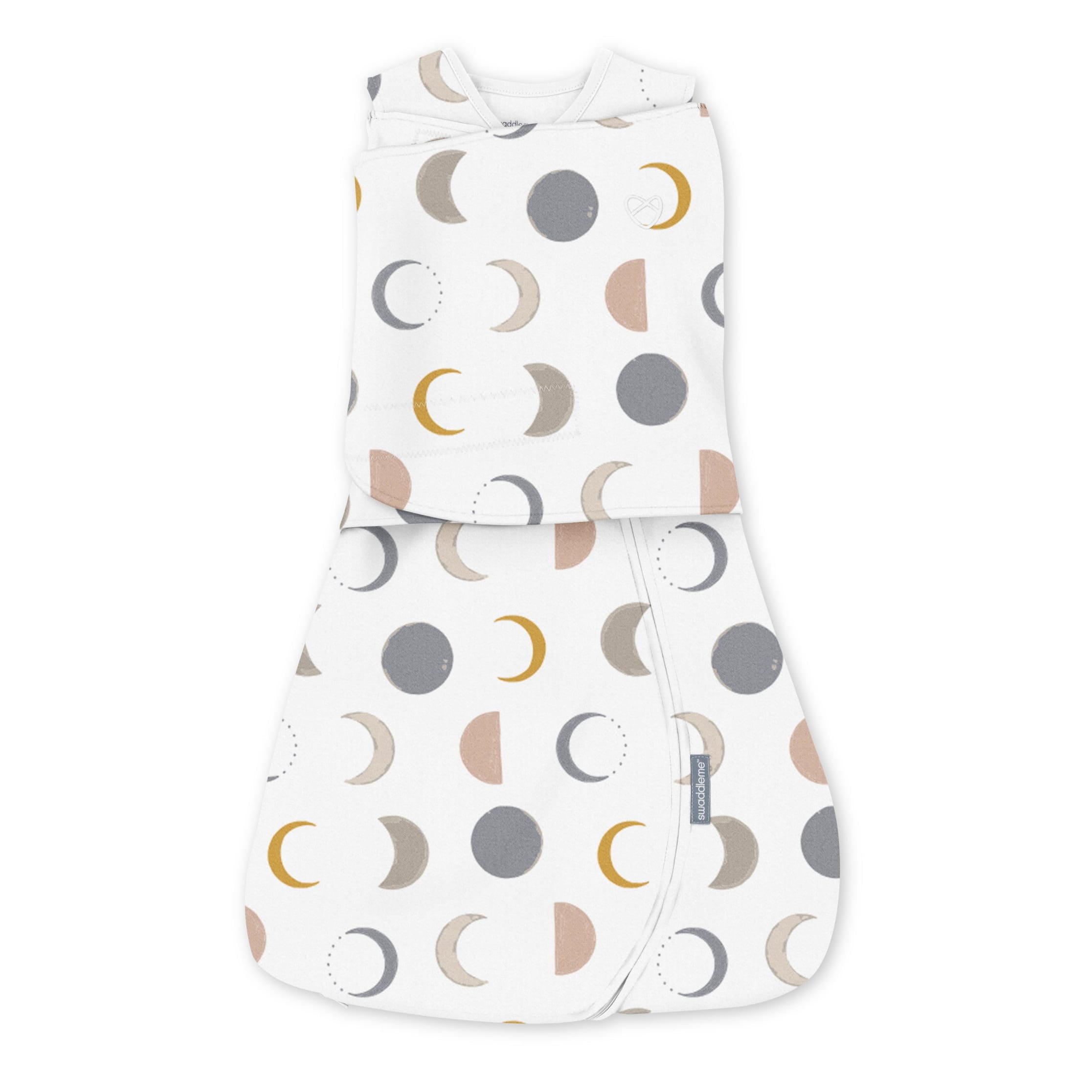 SwaddleMe by Ingenuity Arms Free Convertible Baby Swaddle, Size 3-6 Months, 14-18 Pounds, 1.0 TOG