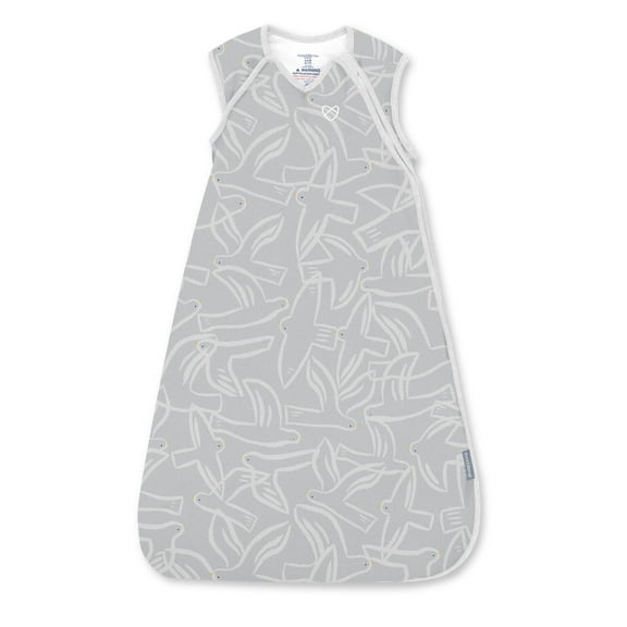 SwaddleMe by Ingenuity Night Sack Sleeper, Size 3-18 Months, 14-24 Pounds, 1.0 TOG, 100% Cotton
