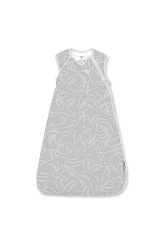 SwaddleMe by Ingenuity Night Sack Sleeper, Size 3-18 Months, 14-24 Pounds, 1.0 TOG, 100% Cotton