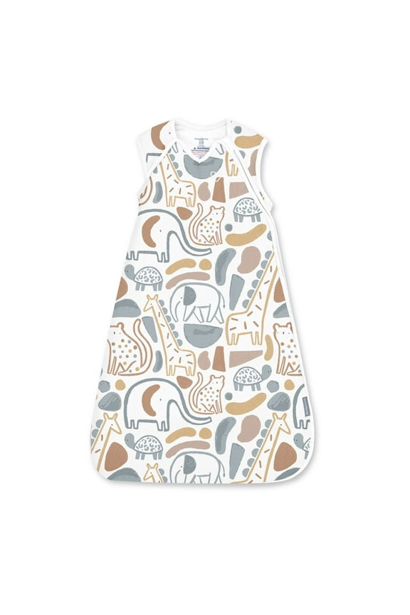 SwaddleMe by Ingenuity Night Sack Sleeper, Size 3-18 Months, 14-24 Pounds, 1.0 TOG, 100% Cotton