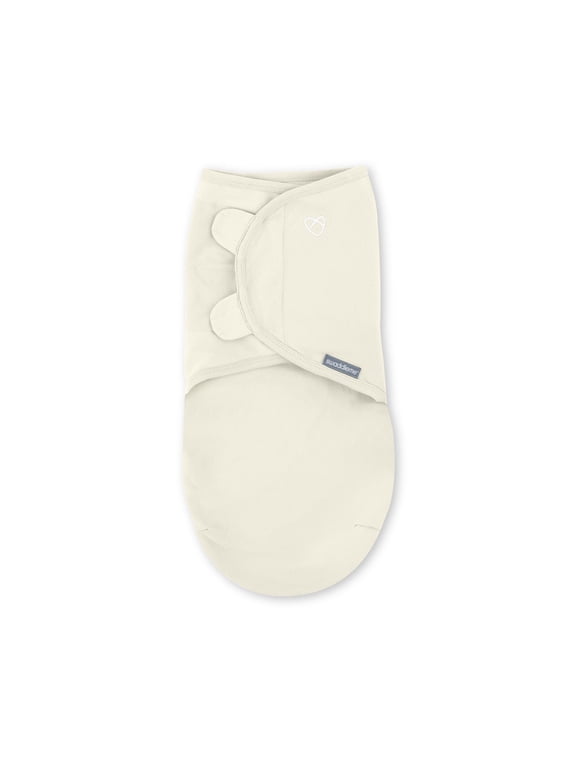 SwaddleMe by Ingenuity Original Swaddle, 0-2 months, Size Preemie, 1 pack, Ivory