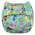 thumbnail image 1 of Swaddlebees One Size Simplex All In One Diapers (Mermaid), 1 of 1