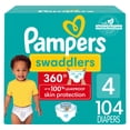 thumbnail image 1 of Swaddler 360 Disposable Baby Diapers - Size 4 - 104ct, 1 of 9