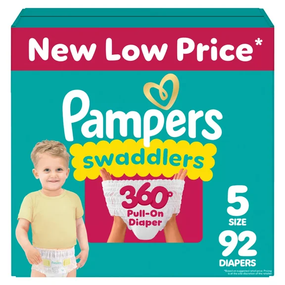 Swaddler 360 Disposable Baby Diapers - Size 5 - 92ct